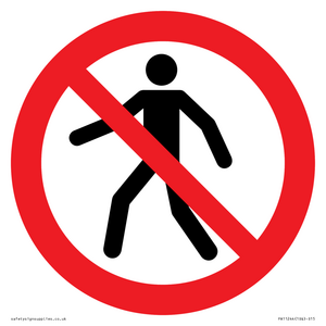 PA11244: P004 Prohibition: No thoroughfare