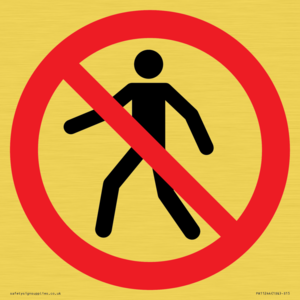 PA11244: P004 Prohibition: No thoroughfare