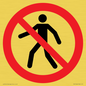 PA11244: P004 Prohibition: No thoroughfare
