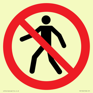 PA11244: P004 Prohibition: No thoroughfare