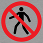 PA11244: P004 Prohibition: No thoroughfare
