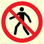 PA11244: P004 Prohibition: No thoroughfare