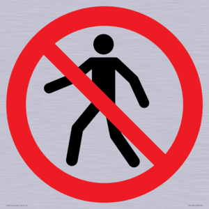 PA11244: P004 Prohibition: No thoroughfare