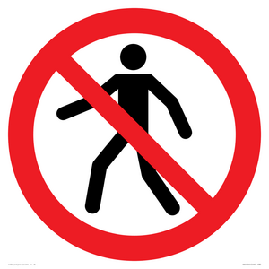 PA11244: P004 Prohibition: No thoroughfare