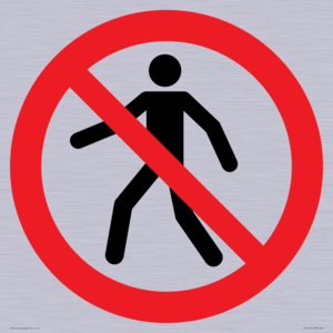 PA11244: P004 Prohibition: No thoroughfare