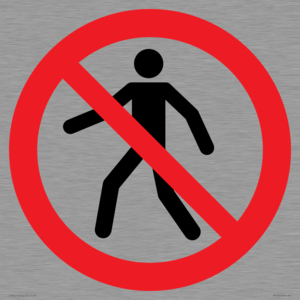 PA11244: P004 Prohibition: No thoroughfare