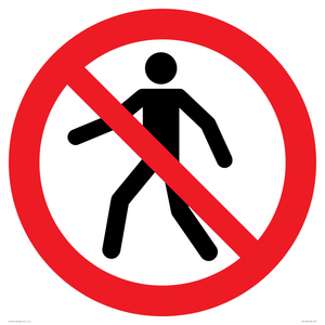 PA11244: P004 Prohibition: No thoroughfare