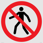 PA11244: P004 Prohibition: No thoroughfare