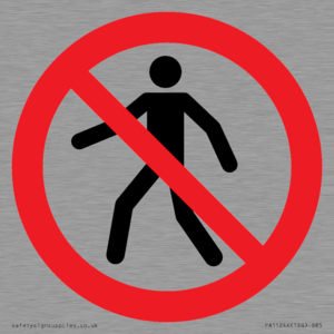 PA11244: P004 Prohibition: No thoroughfare