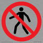 PA11244: P004 Prohibition: No thoroughfare