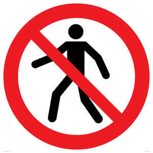 PA11244: P004 Prohibition: No thoroughfare