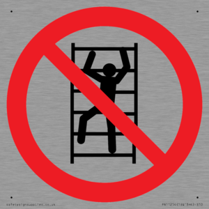 PA11254: P009 Prohibition: No climbing