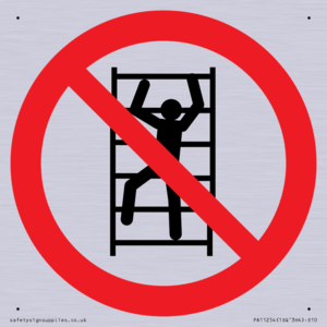PA11254: P009 Prohibition: No climbing