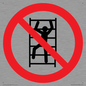 PA11254: P009 Prohibition: No climbing