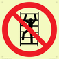 PA11254: P009 Prohibition: No climbing