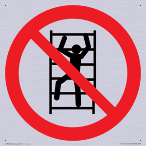 PA11254: P009 Prohibition: No climbing