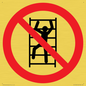 PA11254: P009 Prohibition: No climbing