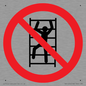 PA11254: P009 Prohibition: No climbing