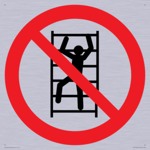 PA11254: P009 Prohibition: No climbing