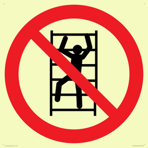 PA11254: P009 Prohibition: No climbing