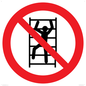PA11254: P009 Prohibition: No climbing