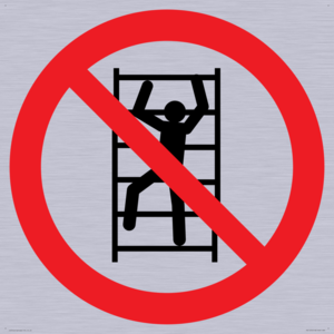 PA11254: P009 Prohibition: No climbing