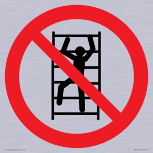 PA11254: P009 Prohibition: No climbing