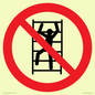 PA11254: P009 Prohibition: No climbing