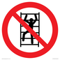 PA11254: P009 Prohibition: No climbing