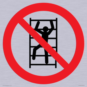 PA11254: P009 Prohibition: No climbing