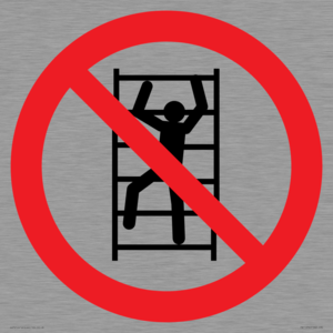 PA11254: P009 Prohibition: No climbing