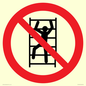 PA11254: P009 Prohibition: No climbing