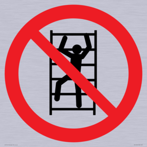 PA11254: P009 Prohibition: No climbing