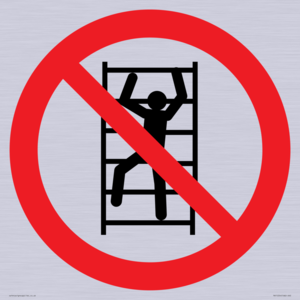 PA11254: P009 Prohibition: No climbing