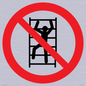PA11254: P009 Prohibition: No climbing
