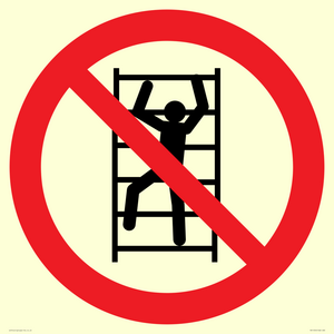 PA11254: P009 Prohibition: No climbing