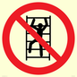 PA11254: P009 Prohibition: No climbing