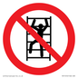 PA11254: P009 Prohibition: No climbing