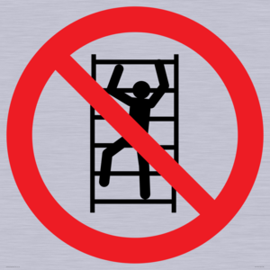PA11254: P009 Prohibition: No climbing
