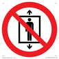 PA11288:  P027 Prohibition: Do not use this lift for people