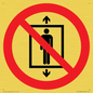 PA11288:  P027 Prohibition: Do not use this lift for people