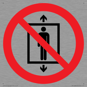 PA11288:  P027 Prohibition: Do not use this lift for people