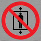 PA11288:  P027 Prohibition: Do not use this lift for people