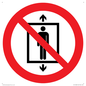 PA11288:  P027 Prohibition: Do not use this lift for people