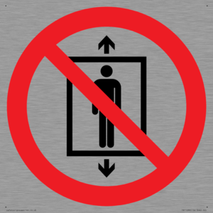 PA11288:  P027 Prohibition: Do not use this lift for people