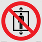 PA11288:  P027 Prohibition: Do not use this lift for people