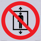 PA11288:  P027 Prohibition: Do not use this lift for people