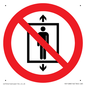 PA11288:  P027 Prohibition: Do not use this lift for people