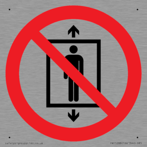 PA11288:  P027 Prohibition: Do not use this lift for people