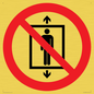 PA11288:  P027 Prohibition: Do not use this lift for people